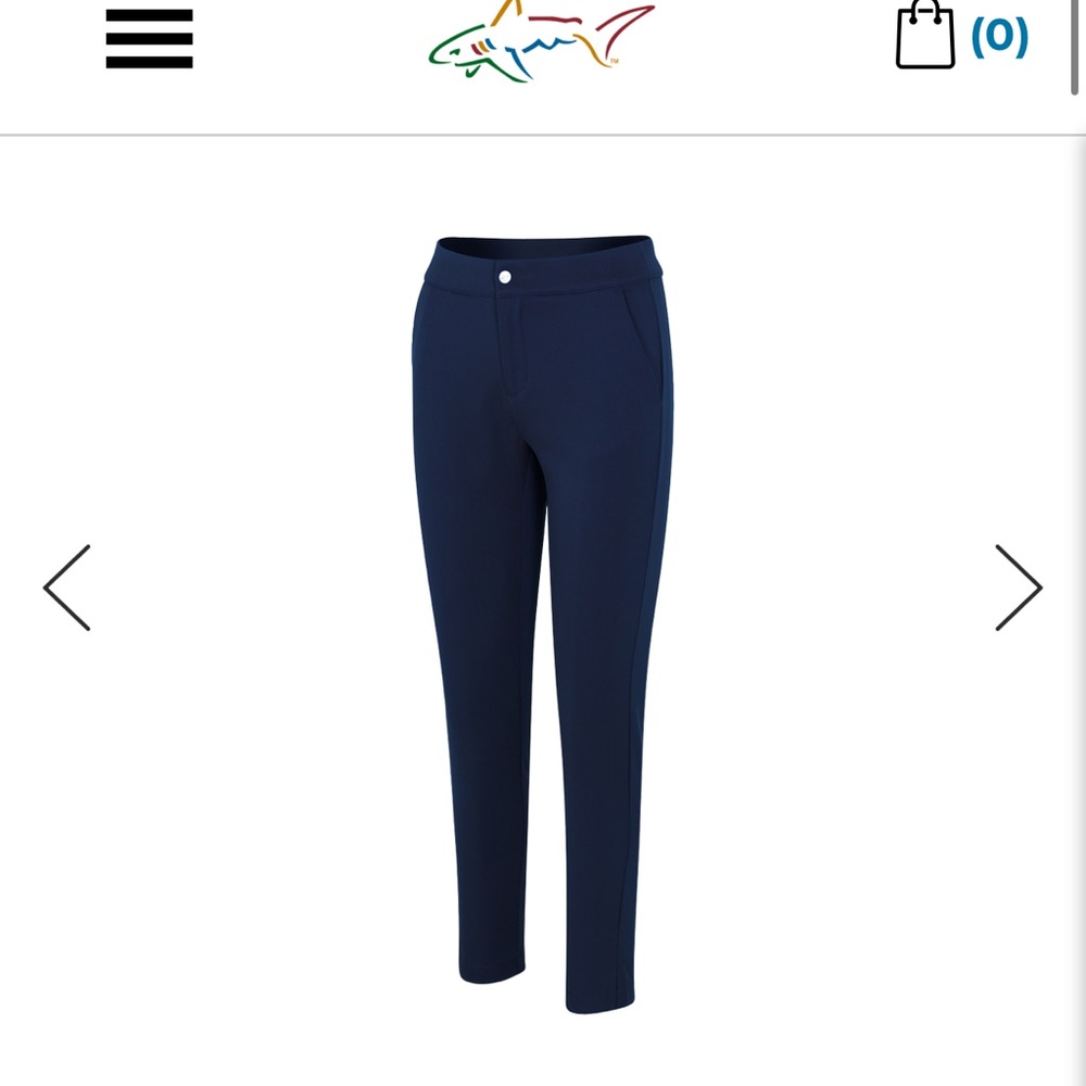 Navy Blue Trousers golf maya pant Greg Norman maya golf pant